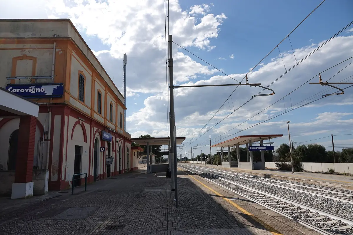 La stazione ferroviaria di Carovigno